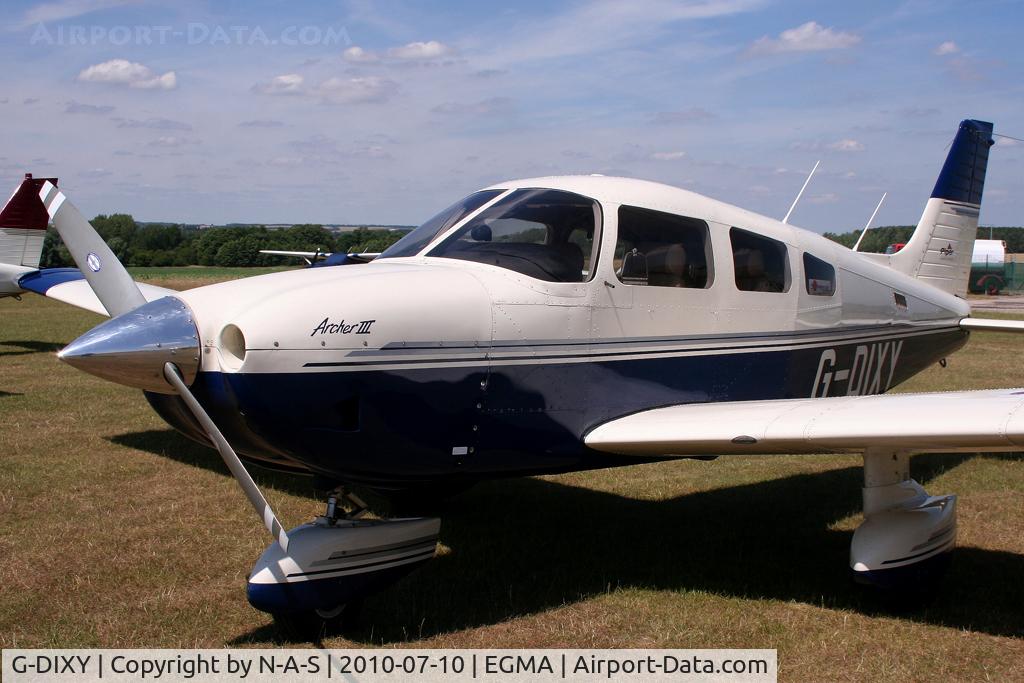 G-DIXY, 1998 Piper PA-28-181 Cherokee Archer III C/N 28-43195, Based