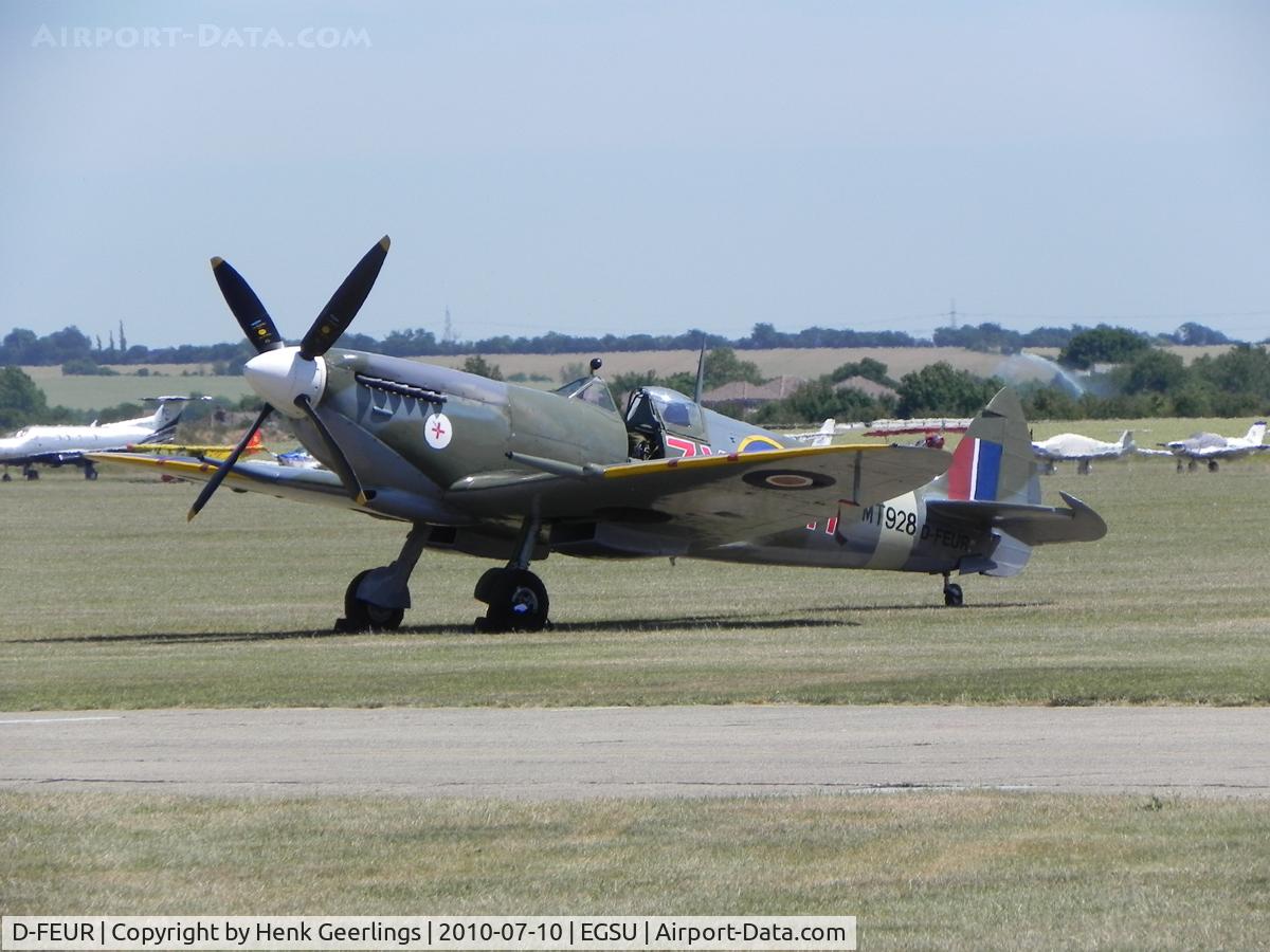 D-FEUR, 1944 Supermarine 359 Spitfire HF.VIIIc C/N 6S/583793, Flying Legends Air Show 2010 Duxford Ex G-BKMI