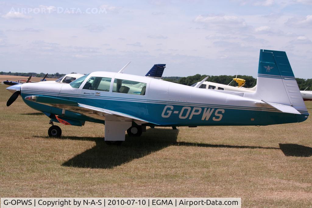 G-OPWS, 1982 Mooney M20K C/N 25-0663, Based