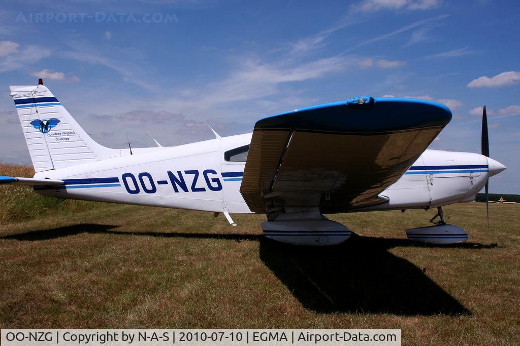OO-NZG, 1983 Piper PA-28-161 Cherokee Warrior II C/N 28-8316050, Visiting for Flying Legends