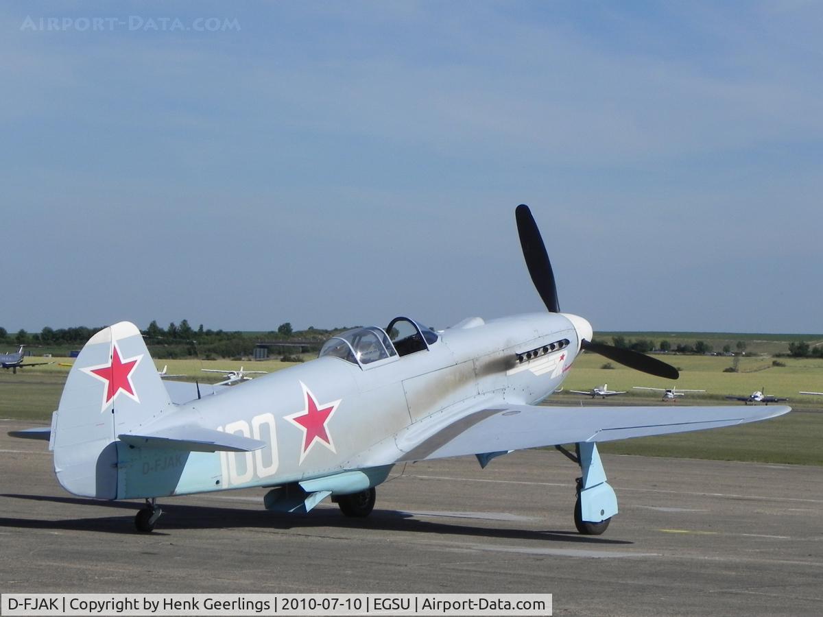 D-FJAK, 1996 Yakovlev Yak-3UA C/N 0470107, Flying Legends Air Show 2010 Duxford