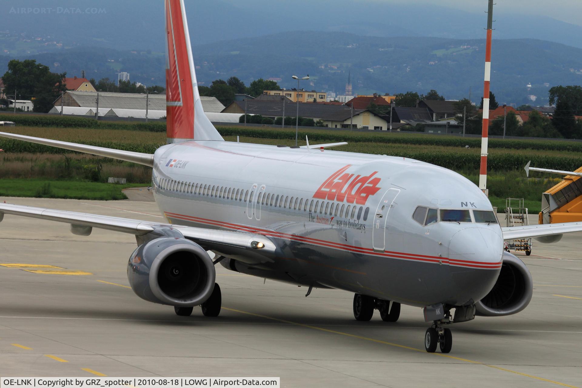OE-LNK, 1999 Boeing 737-8Z9 C/N 28178, Aua 738 in Lauda livery