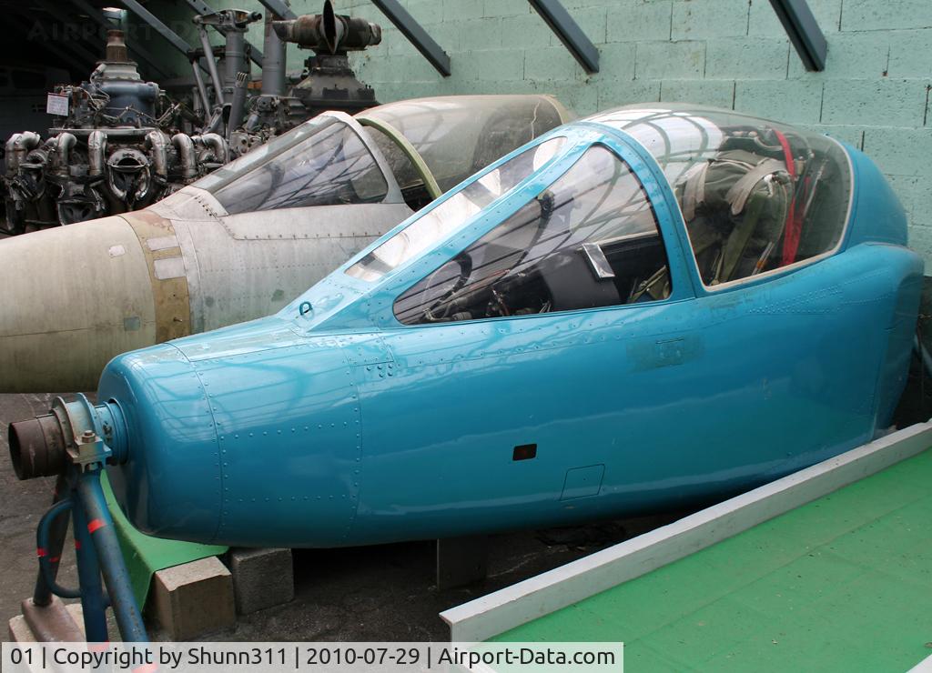 01, Dassault Etendard II C/N 01, Cockpit section of the Dassault Etendard II prototype preserved at the Savigny-les-Beaune Museum...