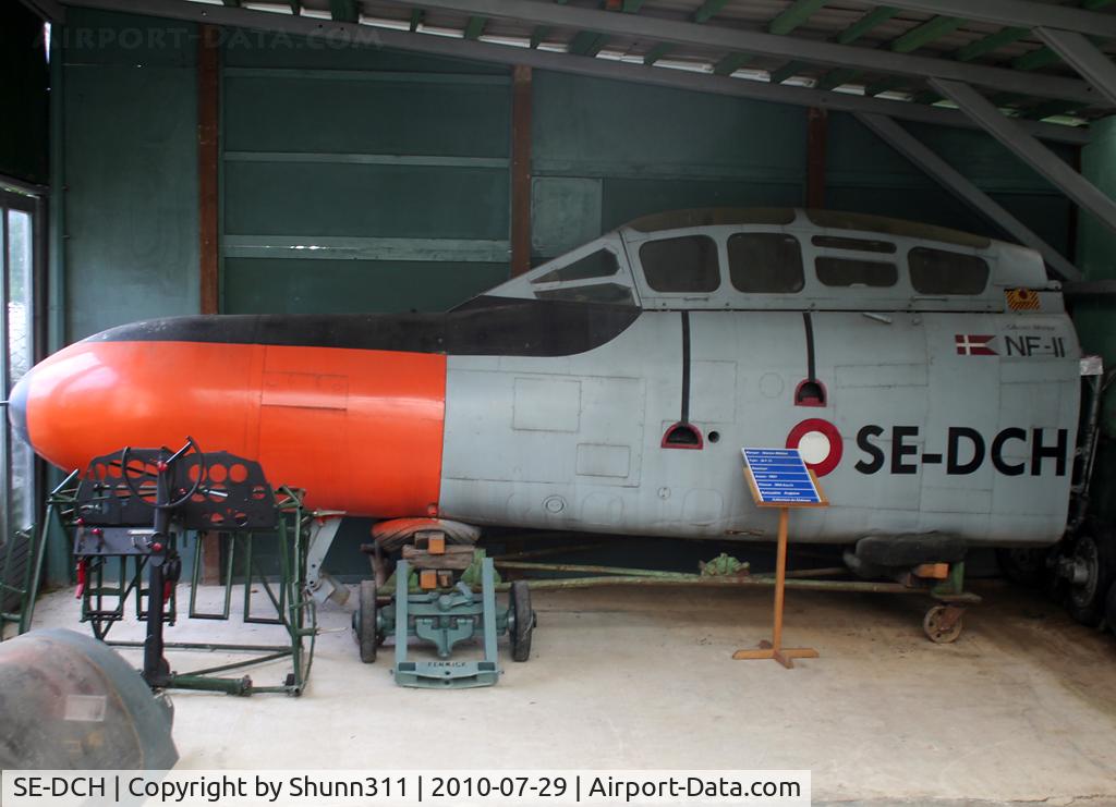 SE-DCH, Gloster Meteor TT.20 C/N AW5549, Preserved cockpit section of an ex. Denmark Air Force Gloster Meteor NF-14 at Savigny-les-Beaune Museum...