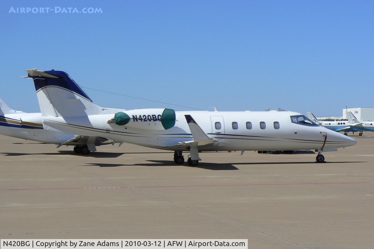 N420BG, 1985 Gates Learjet 55 C/N 123, At Alliance Airport, Ft. Worth, TX