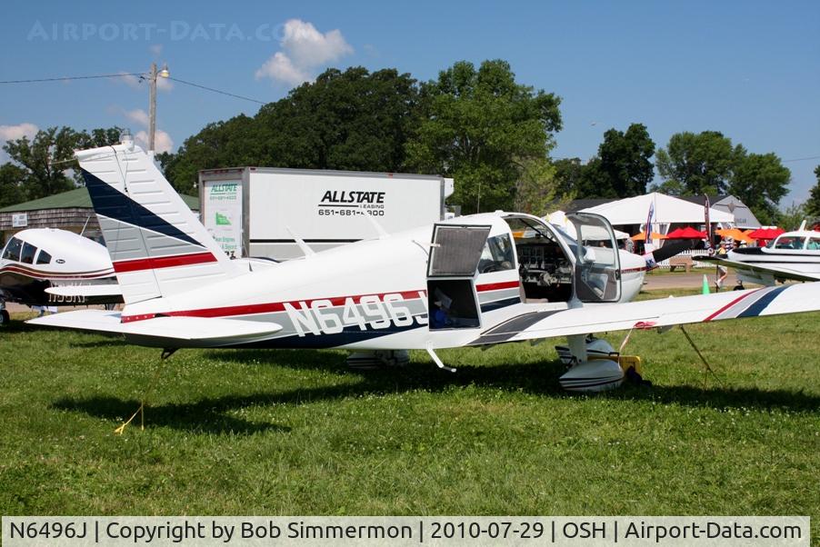 N6496J, 1968 Piper PA-28-180 Cherokee C/N 28-4928, Airventure 2010 - Oshkosh, Wisconsin