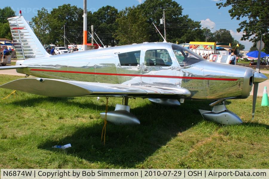N6874W, 1965 Piper PA-28-140 Cherokee C/N 28-21030, Airventure 2010 - Oshkosh, Wisconsin