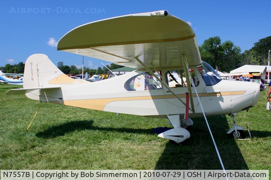 N7557B, 1957 Champion 7FC C/N 7FC-59, Airventure 2010 - Oshkosh, Wisconsin