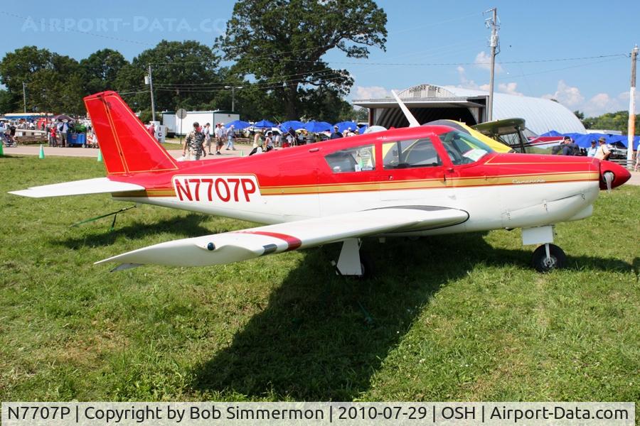 N7707P, 1961 Piper PA-24-260 Comanche C/N 24-2919, Airventure 2010 - Oshkosh, Wisconsin