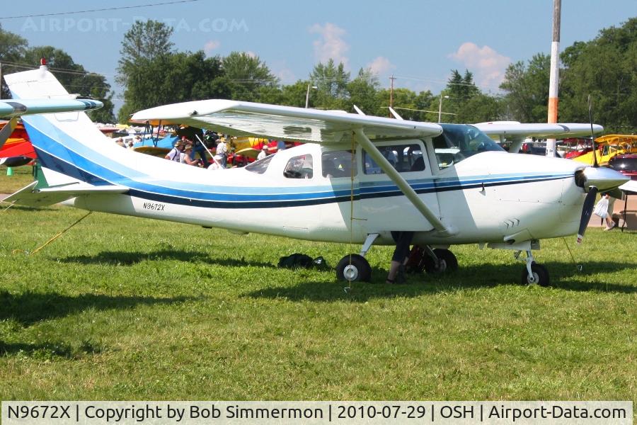 N9672X, 1962 Cessna 210B C/N 21057972, Airventure 2010 - Oshkosh, Wisconsin
