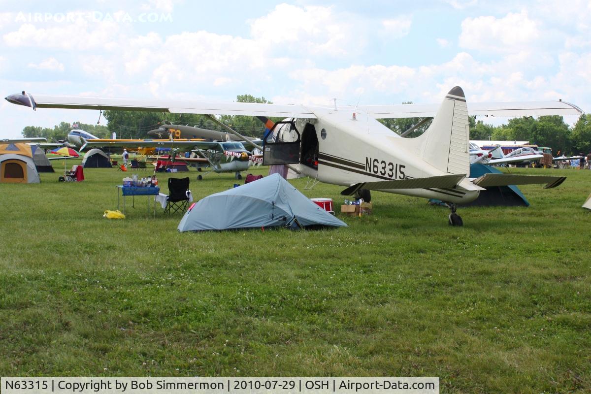 N63315, 1953 De Havilland Canada DHC-2 Beaver Mk.I C/N 602, Airventure 2010 - Oshkosh, Wisconsin