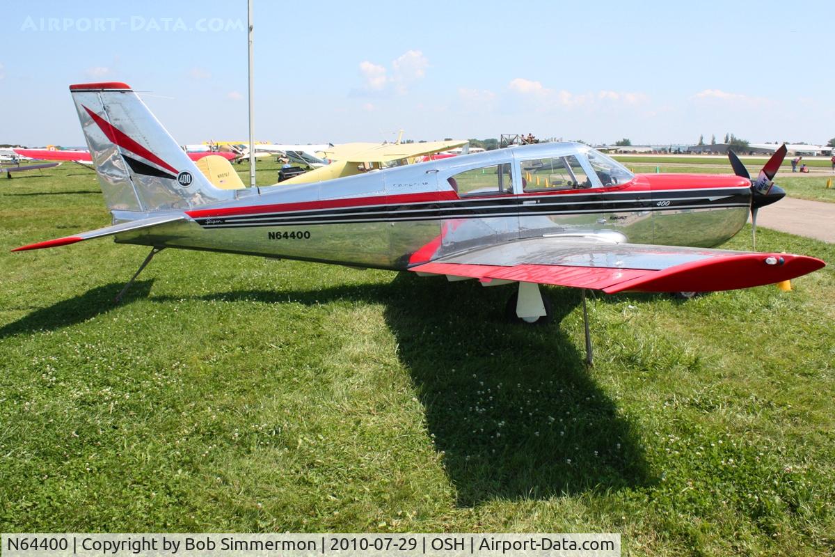 N64400, 1964 Piper PA-24-400 Comanche 400 C/N 26-36, Airventure 2010 - Oshkosh, Wisconsin