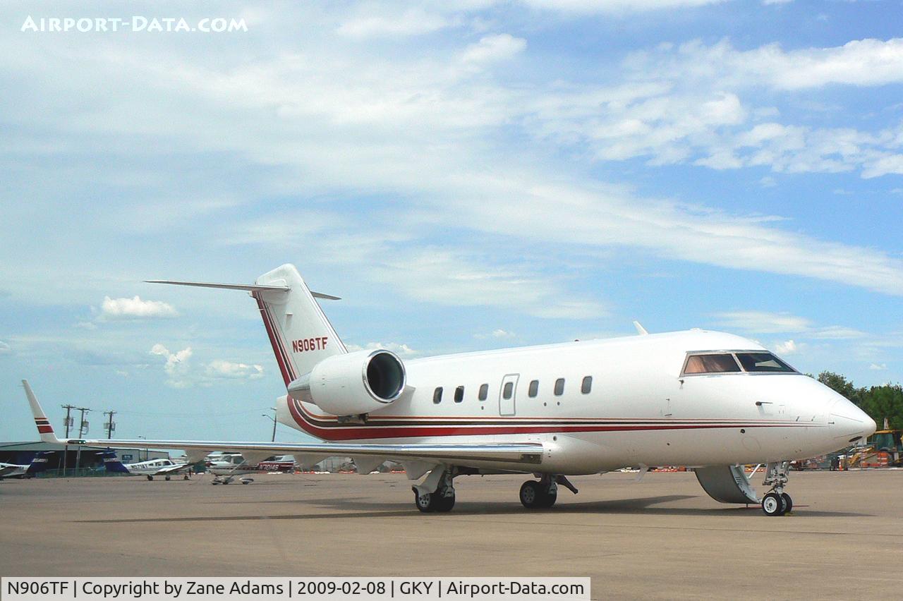 N906TF, 1998 Bombardier Challenger 604 (CL-600-2B16) C/N 5366, At Arlington Municipal Airport, TX