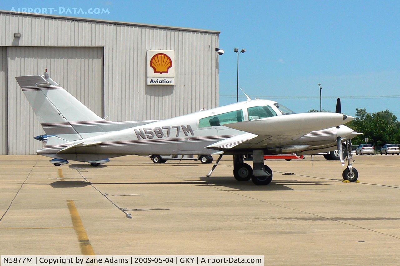 N5877M, 1969 Cessna 310P C/N 310P0177, At Arlington Municipal Airport, TX