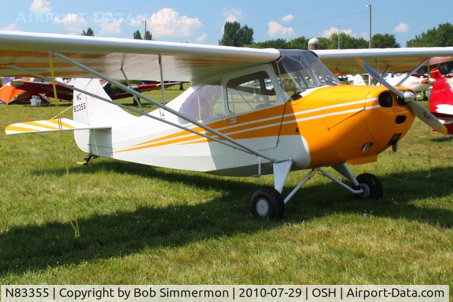 N83355, 1946 Aeronca 7AC Champion C/N 7AC-2022, Airventure 2010 - Oshkosh, Wisconsin