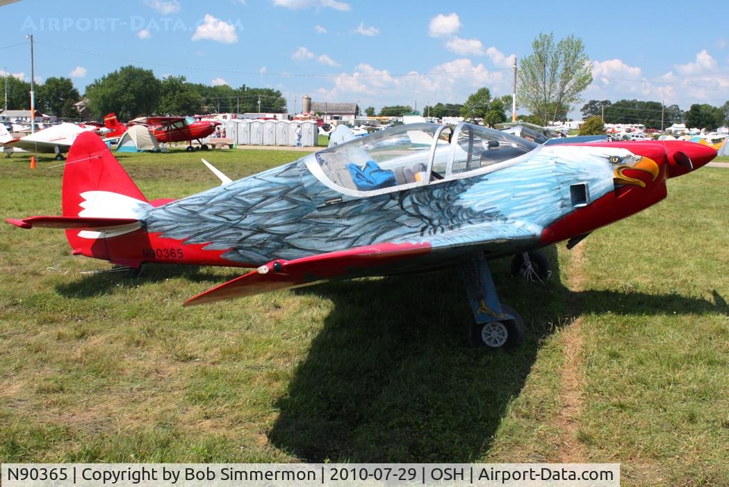 N90365, 1946 Globe GC-1A Swift C/N 379, Airventure 2010 - Oshkosh, Wisconsin