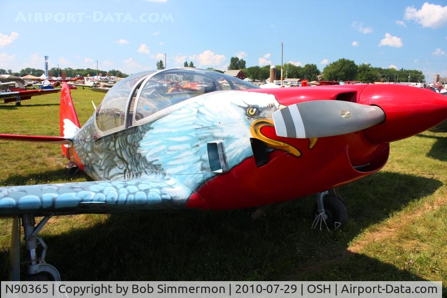 N90365, 1946 Globe GC-1A Swift C/N 379, Airventure 2010 - Oshkosh, Wisconsin