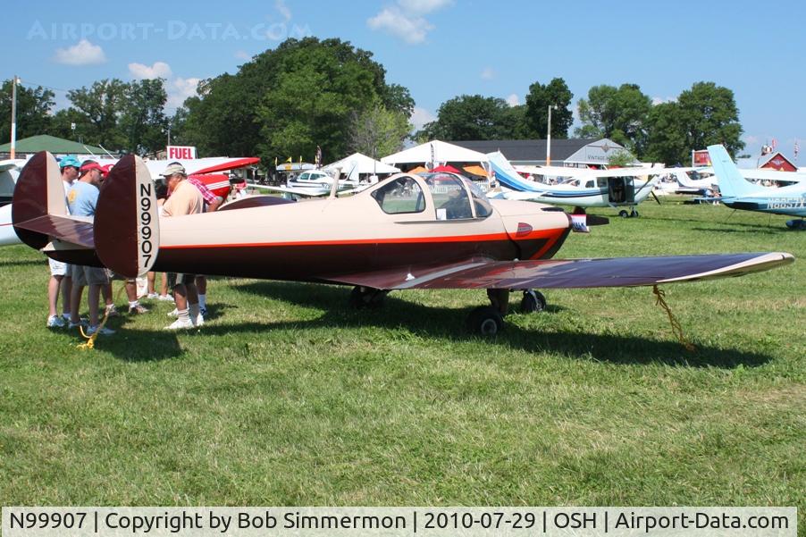 N99907, 1946 Erco 415C Ercoupe C/N 2530, Airventure 2010 - Oshkosh, Wisconsin