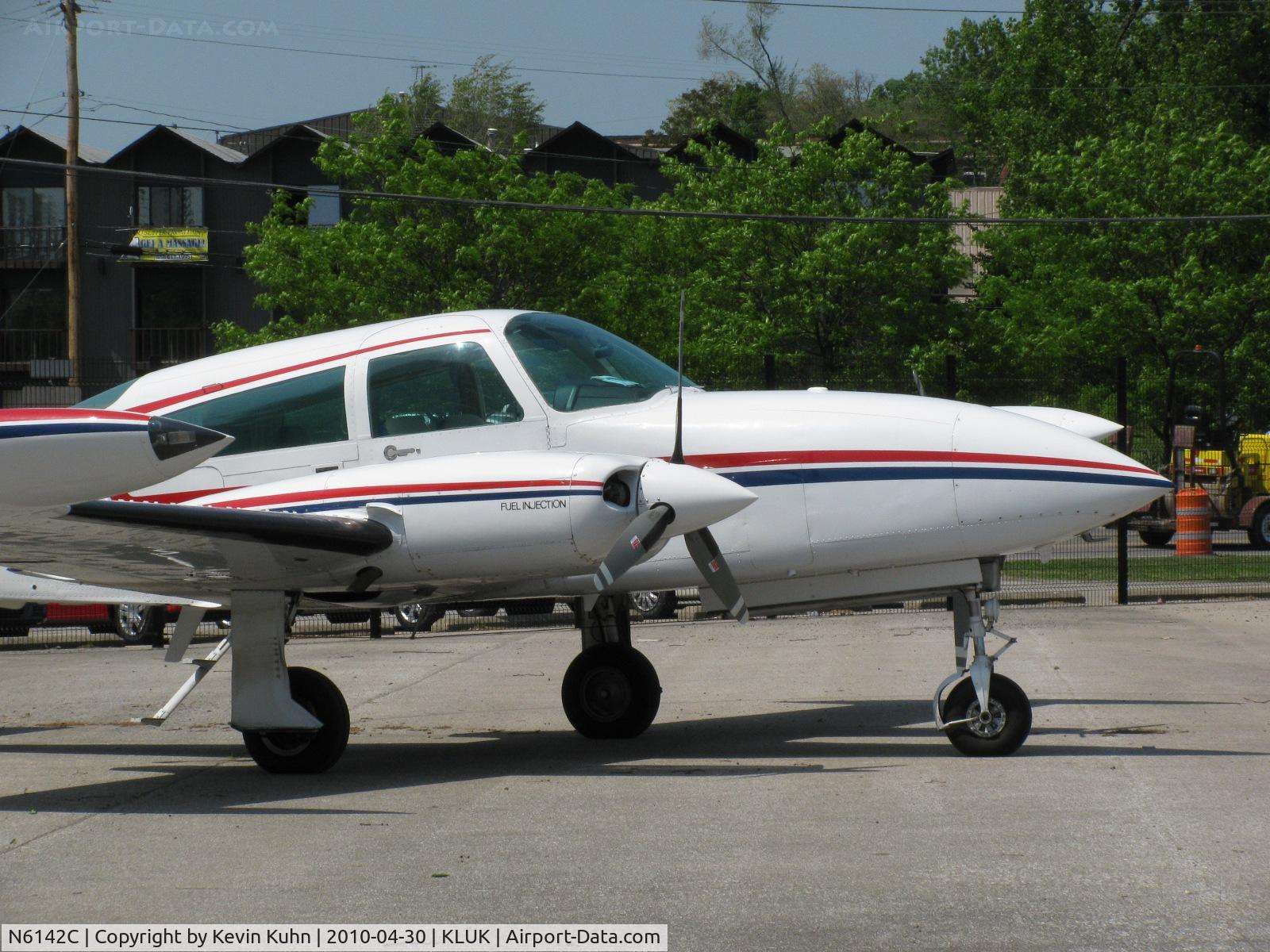 N6142C, 1978 Cessna 310R C/N 310R1300, Parked near Amelia's usual spot