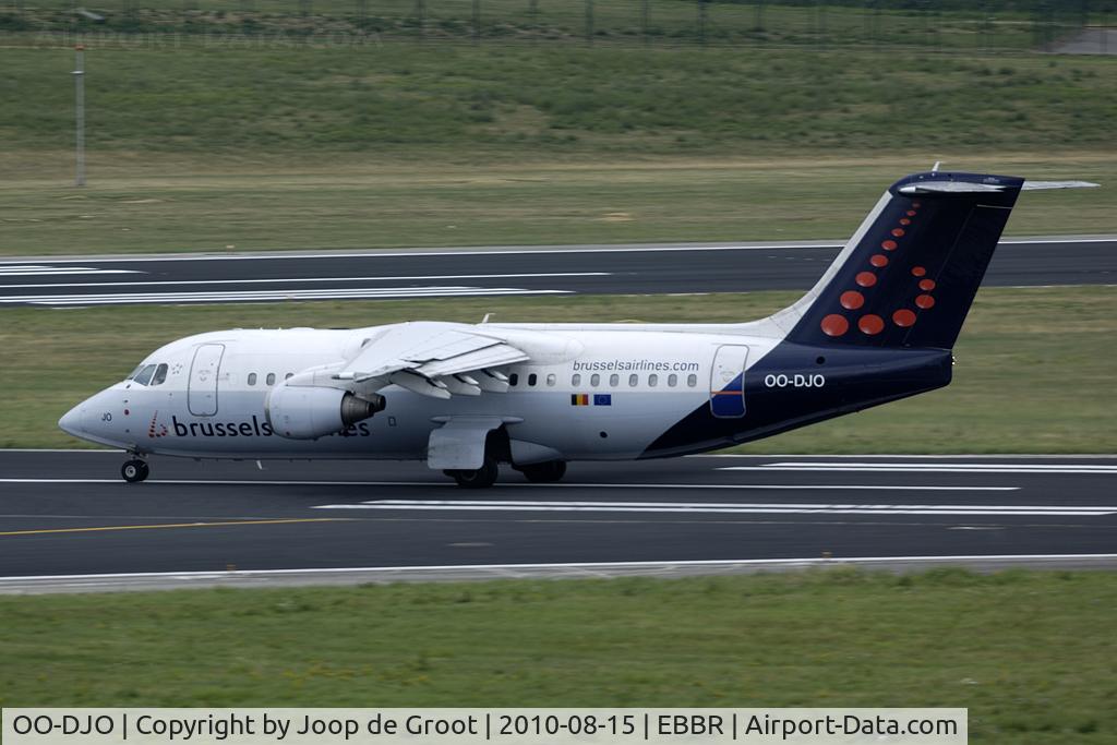 OO-DJO, 1995 British Aerospace Avro 146-RJ85 C/N E.2279, Brussels departure