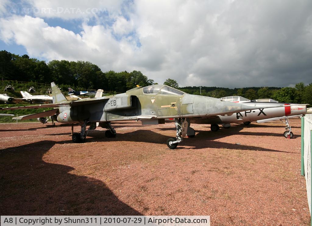 A8, Sepecat Jaguar A C/N A8, S/n A8 - preserved inside Savigny-les-Beaune Museum in camo c/s