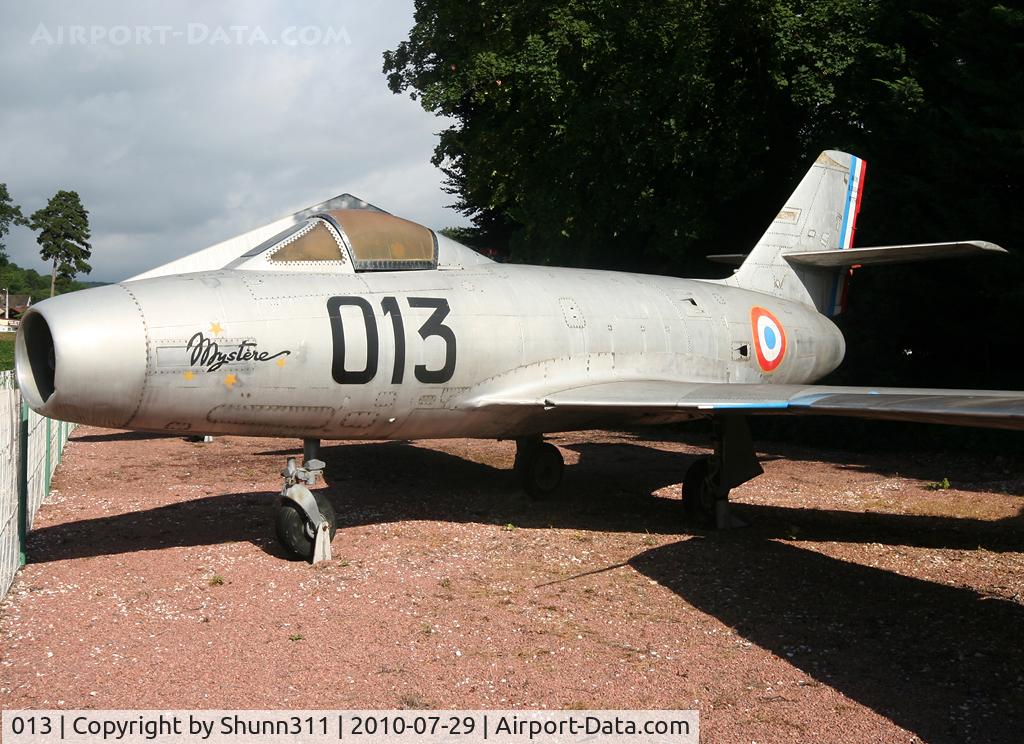 013, Dassault Mystere IIC C/N 013, S/n 013 - Preserved inside Savigny-les-Beaune Museum... was a prototype...