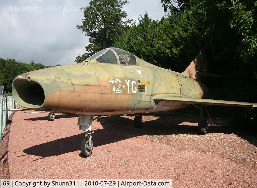 69, Dassault Super Mystere B.2 C/N 69, S/n 69 - Preserved inside Savigny-les-Beaune Museum
