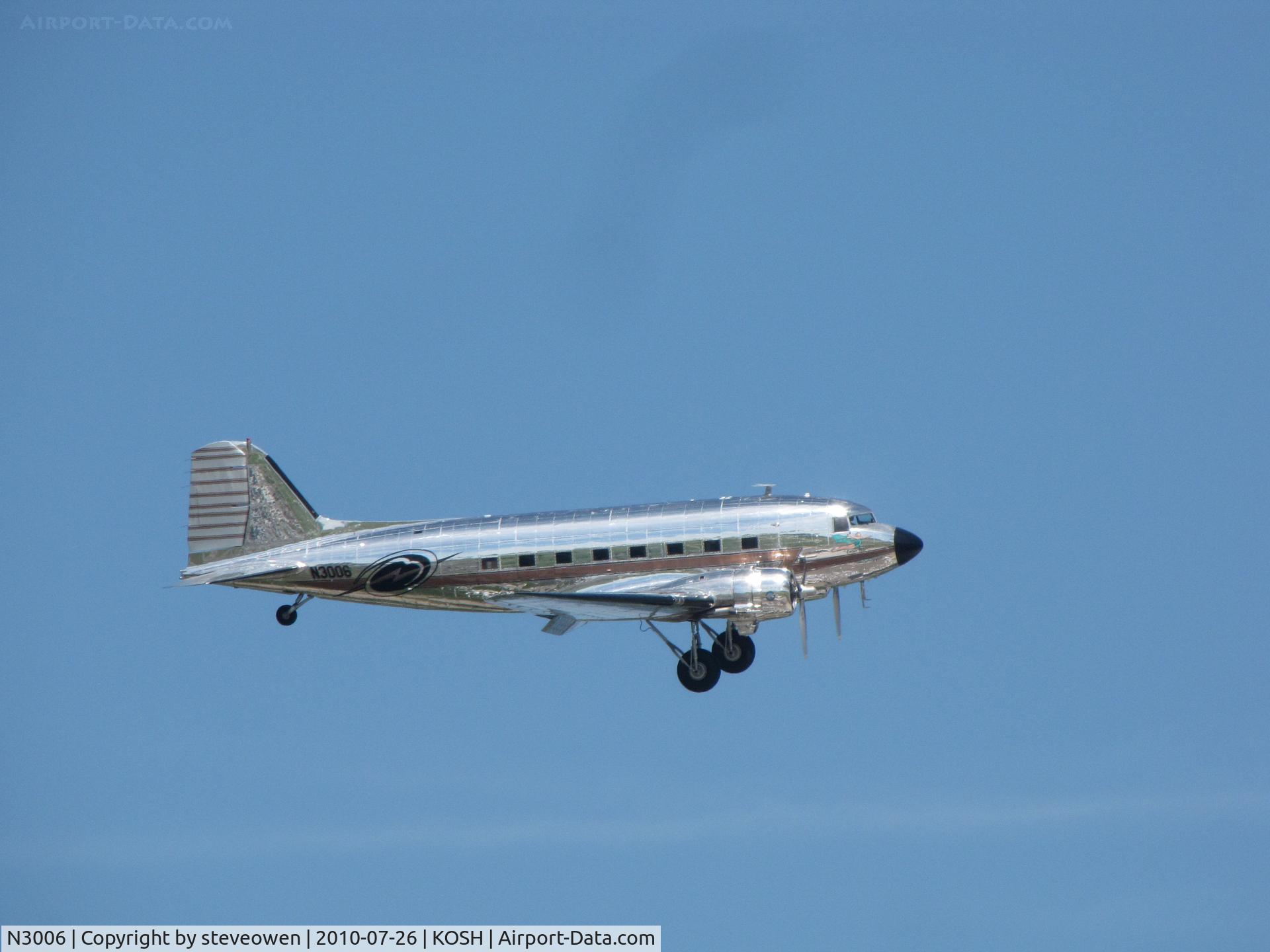 N3006, 1946 Douglas DC-3 C/N 42961, The most highly polished DC-3 at Oshkosh 2010