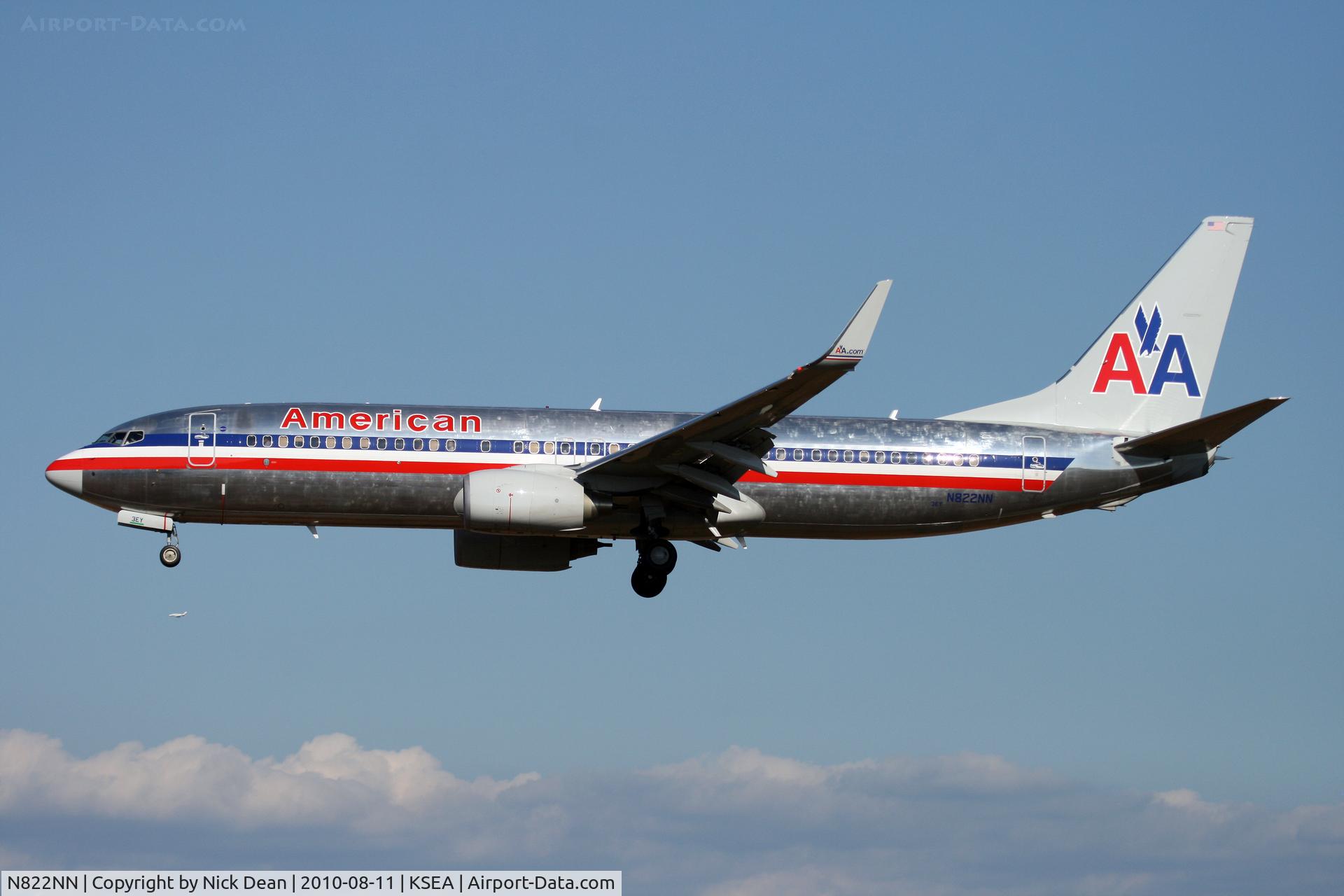 N822NN, 2009 Boeing 737-823 C/N 31085, KSEA