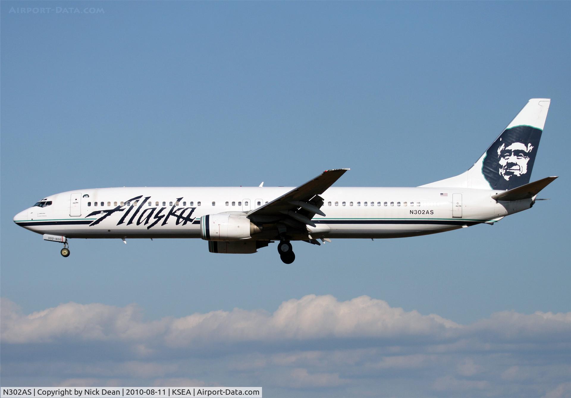 N302AS, 2003 Boeing 737-990 C/N 30017, KSEA