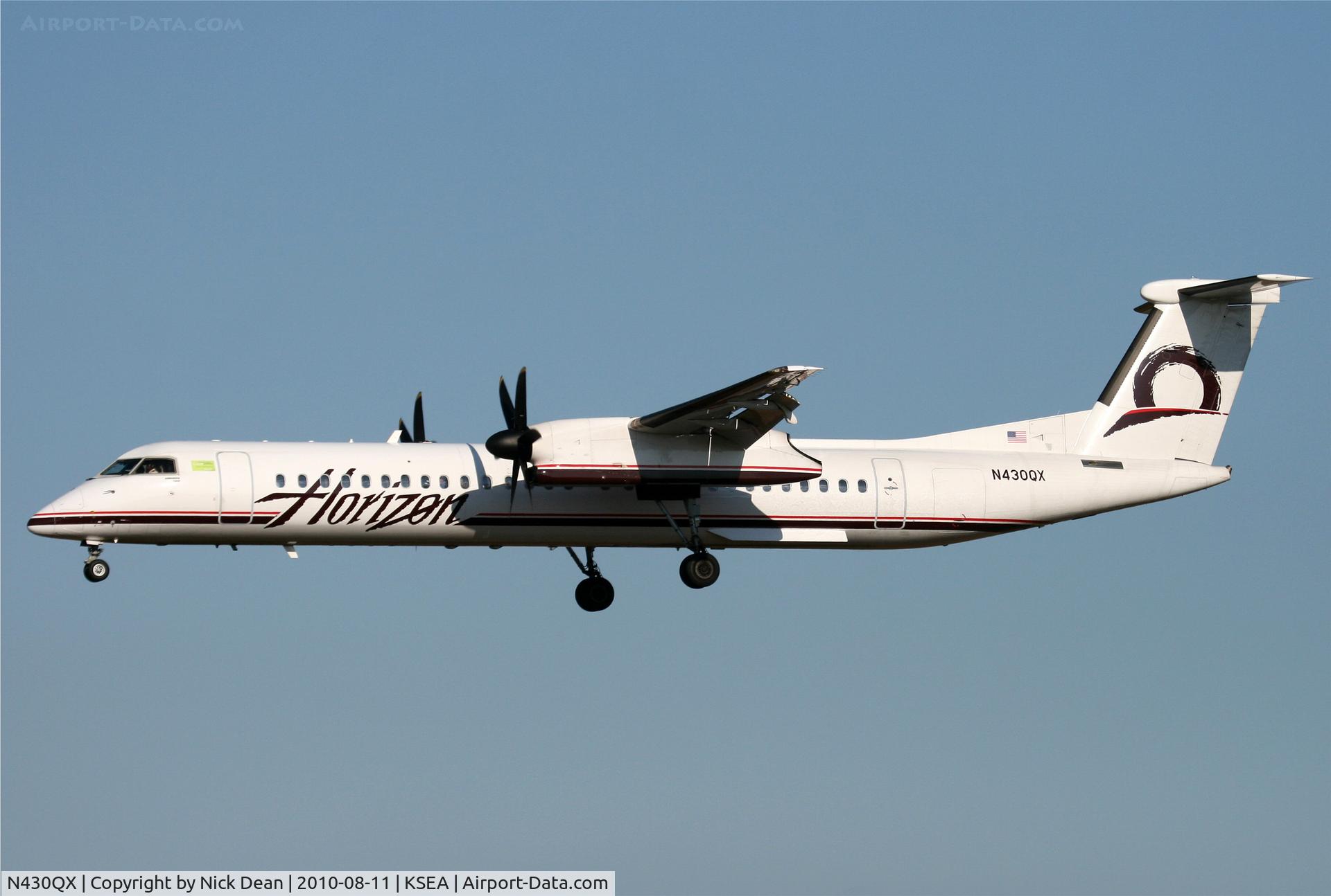N430QX, 2007 Bombardier DHC-8-402 Dash 8 C/N 4163, KSEA