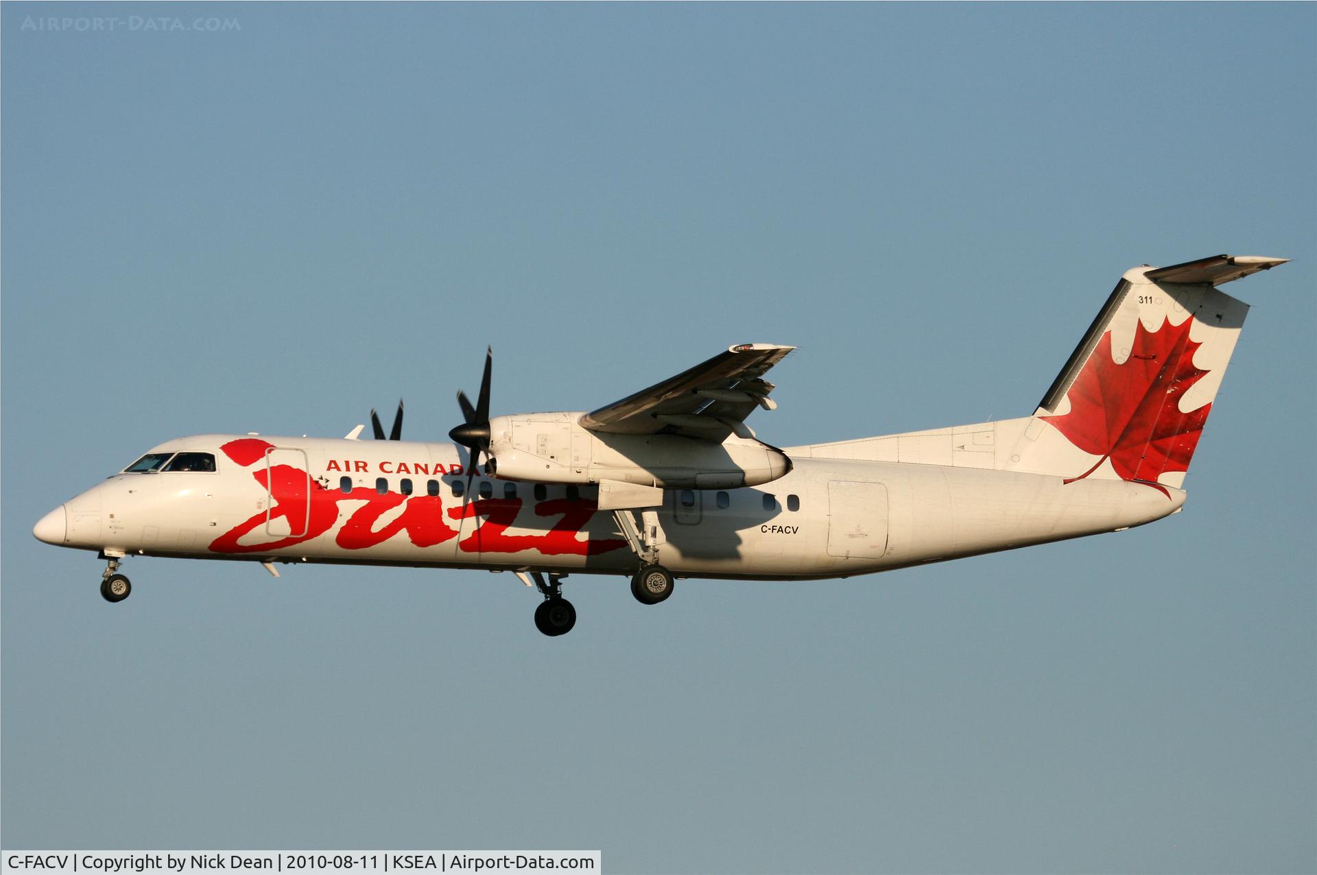 C-FACV, 1991 De Havilland Canada DHC-8-311 Dash 8 C/N 278, KSEA