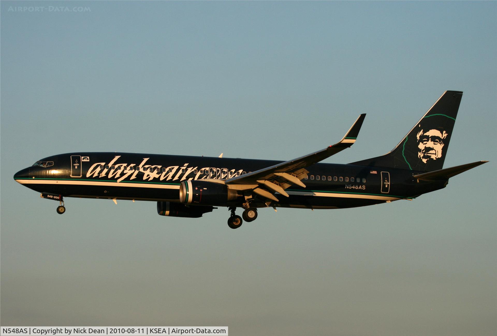 N548AS, 2005 Boeing 737-890 C/N 30020, KSEA