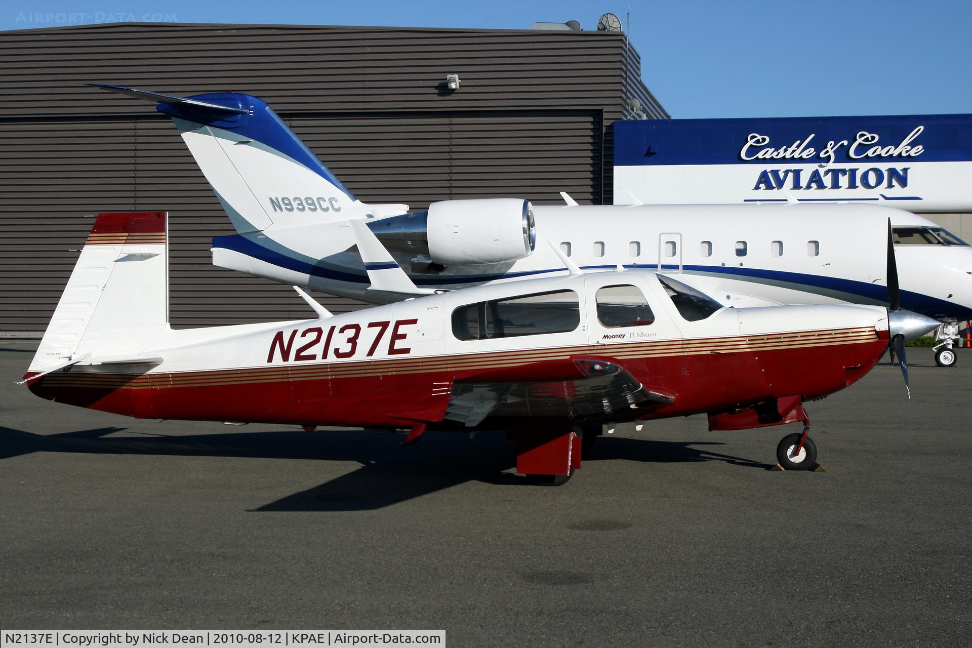 N2137E, 1997 Mooney M20M Bravo C/N 27-0230, KPAE