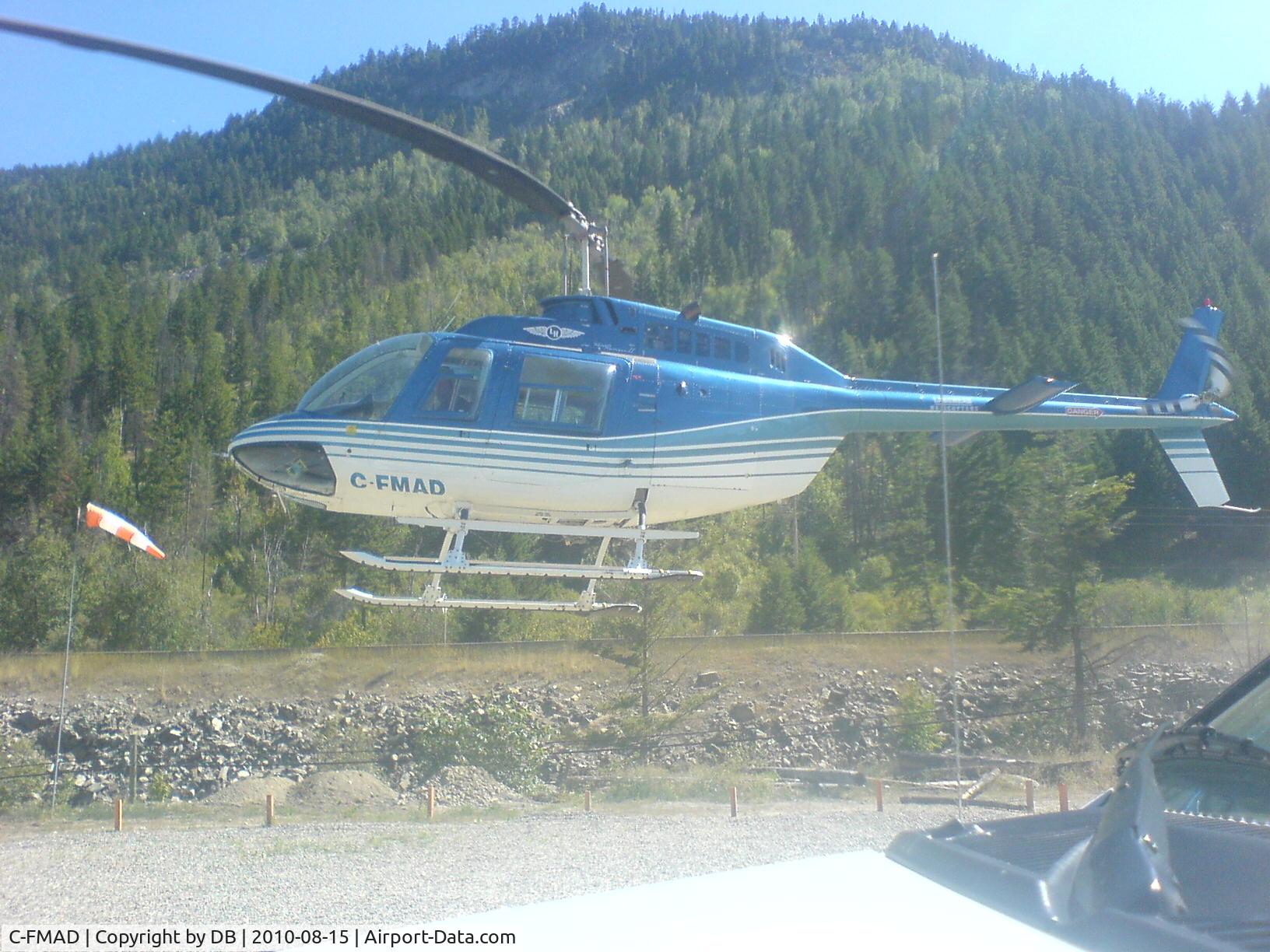 C-FMAD, 1969 Bell 206B JetRanger II C/N 408, Lakehead Helicopters Chase, BC
