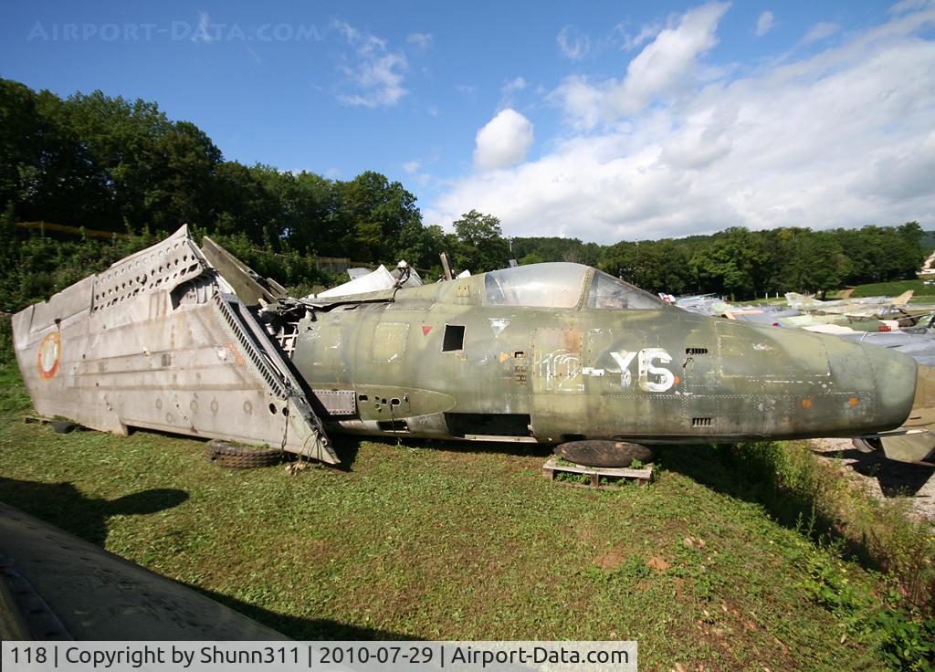 118, Dassault Super Mystere B.2 C/N 118, S/n 118 - Stored inside Savigny-les-Beaune Museum