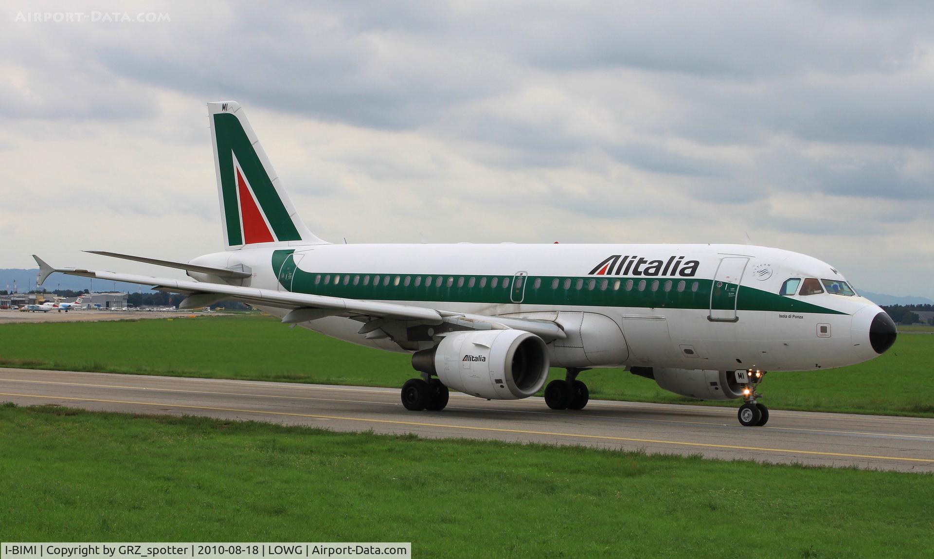 I-BIMI, 2002 Airbus A319-112 C/N 1745, Alitalia A319 football charter for Juventus