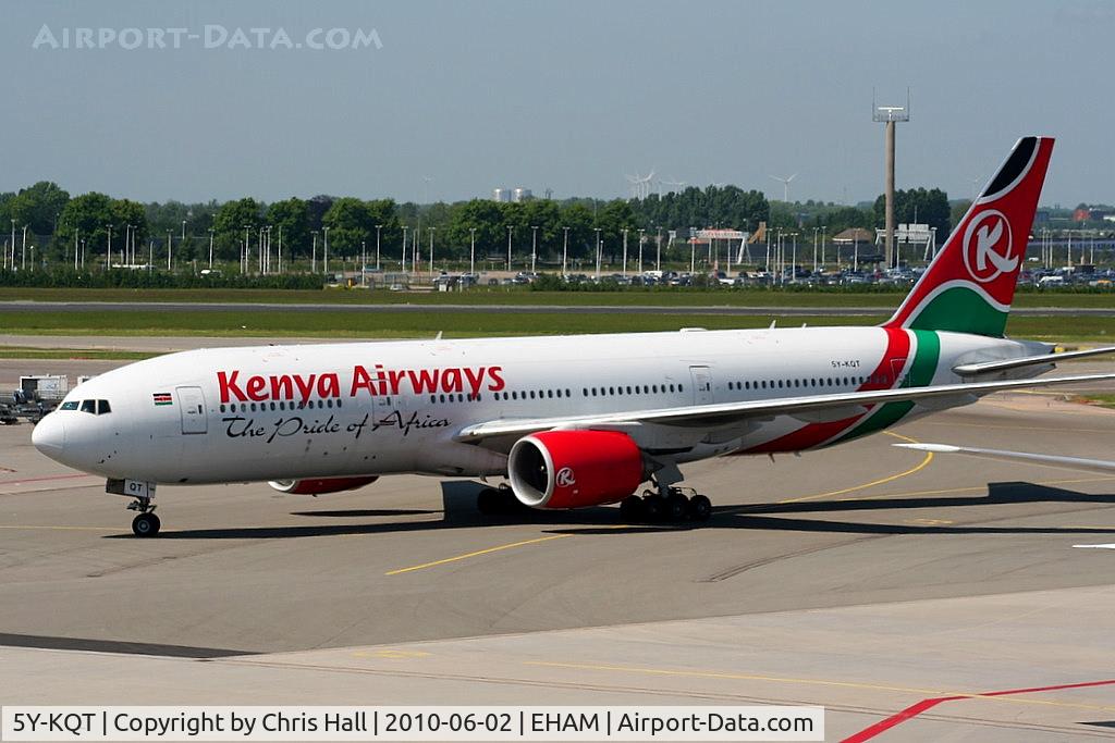5Y-KQT, 2005 Boeing 777-2U8/ER C/N 33682, Kenya Airways