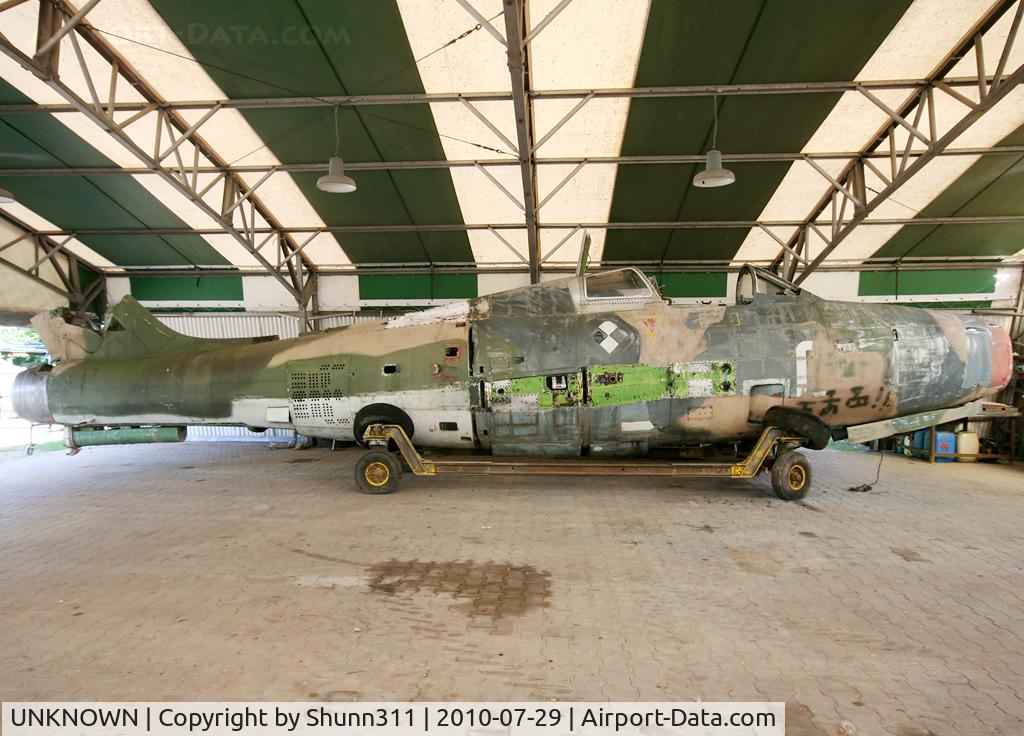 UNKNOWN, Miscellaneous Various C/N unknown, Belgium Air Force F-84F on restoration at Savigny-les-Beaune Museum