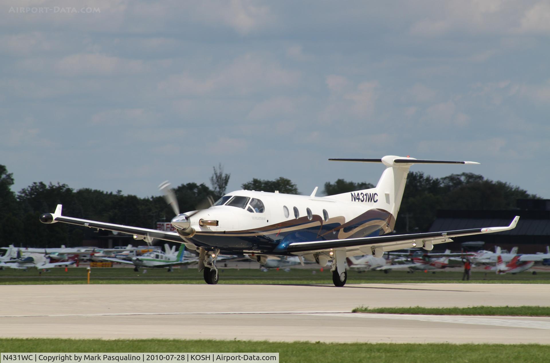 N431WC, 2001 Pilatus PC-12/45 C/N 431, Pilatus PC-12
