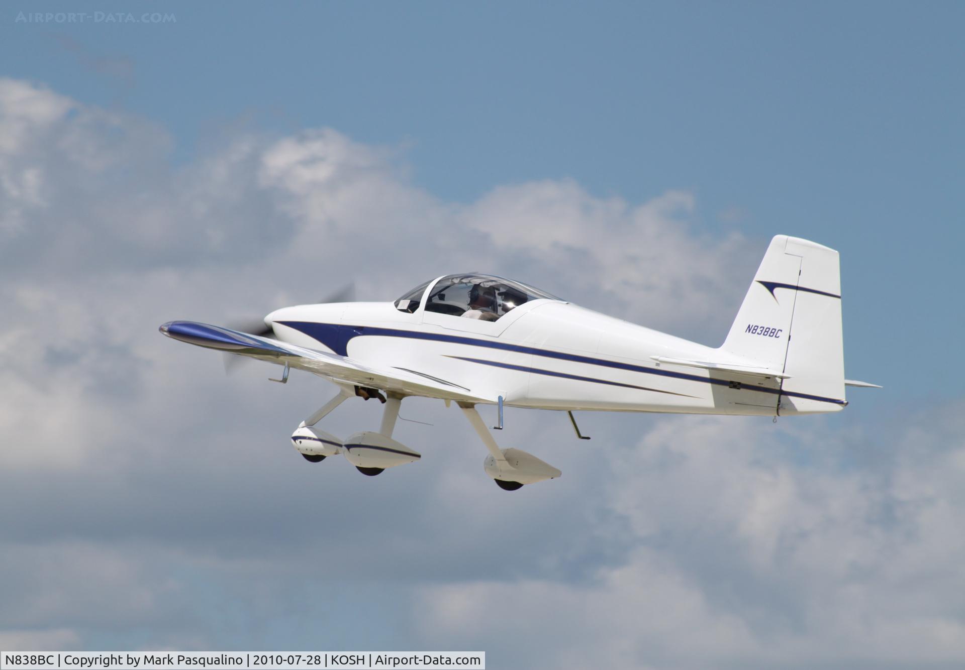 N838BC, 2008 Vans RV-7A C/N 71432, RV-7A