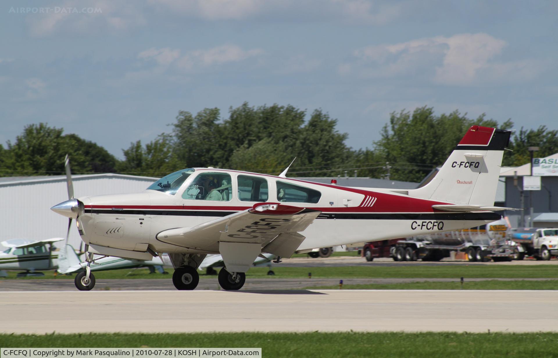 C-FCFQ, 1988 Beech F33A Bonanza C/N CE-1279, Beech F33A