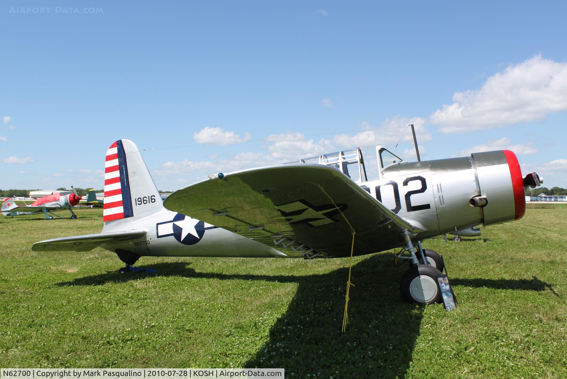 N62700, 1941 Convair BT-13A Valiant C/N 1850, Vultee BT-13A