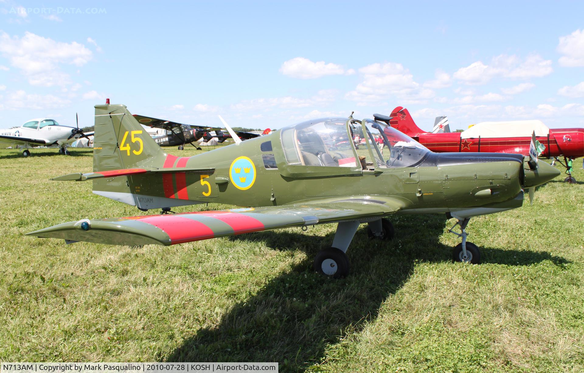 N713AM, 1972 Scottish Aviation Sk.61E Bulldog C/N BH100/157, Scottish Series 100