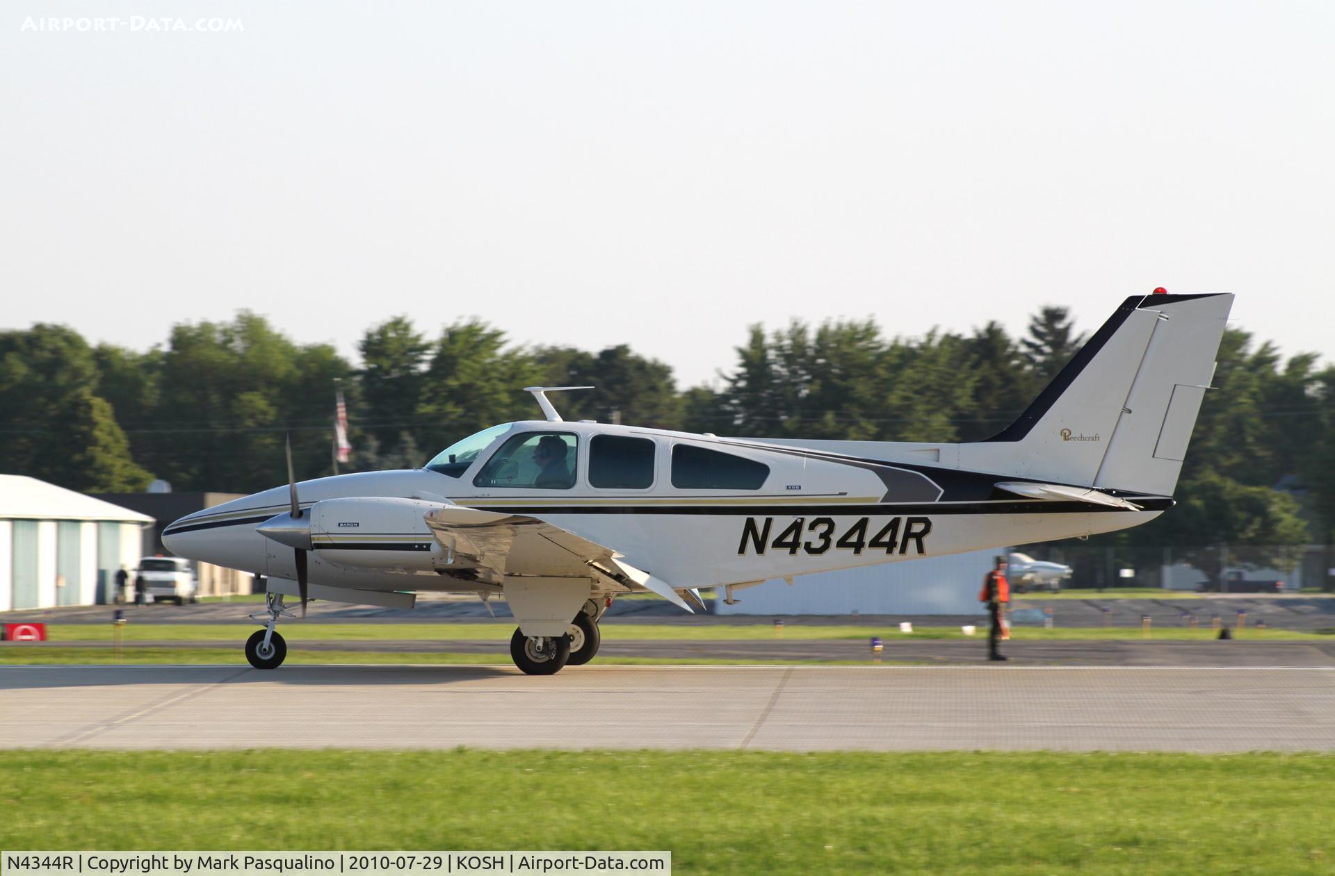 N4344R, 1972 Beech E-55 Baron C/N TE-859, Beech E55