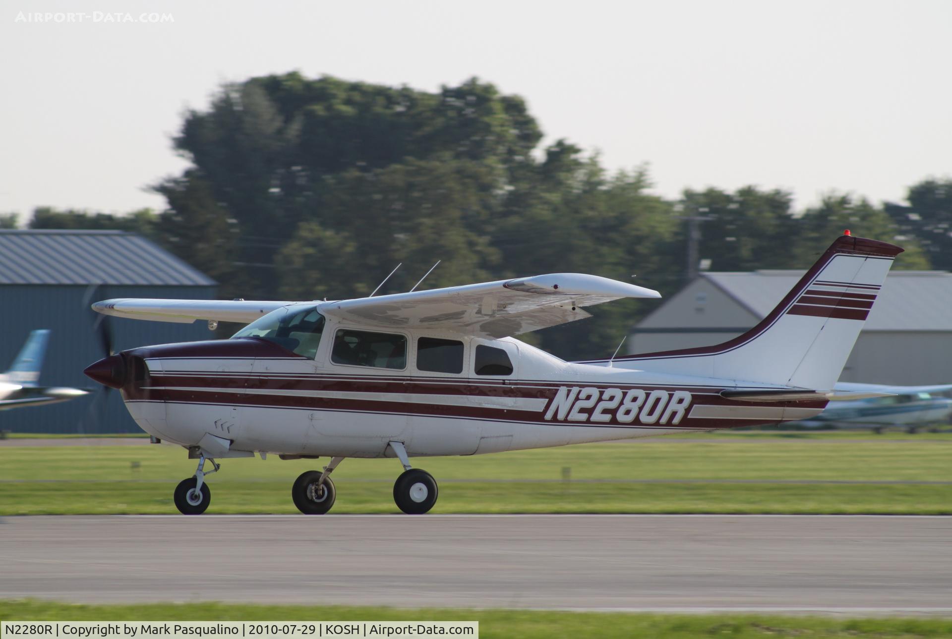 N2280R, 1969 Cessna T210J Turbo Centurion C/N T210-0430, Cessna T210J