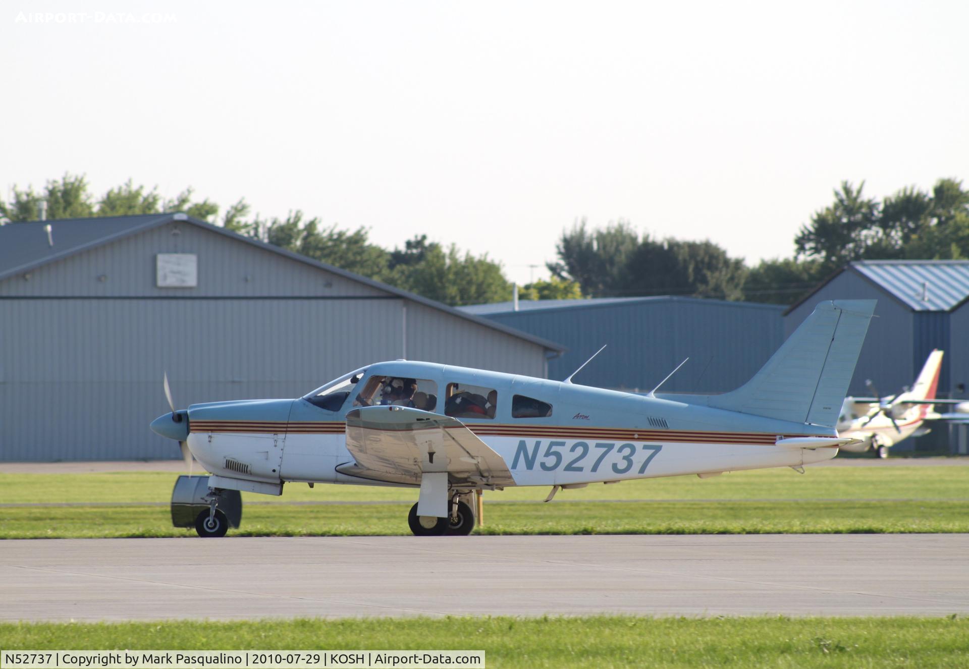 N52737, 1989 Piper PA-28R-201 Cherokee Arrow III C/N 28-37021, Piper PA-28R-201