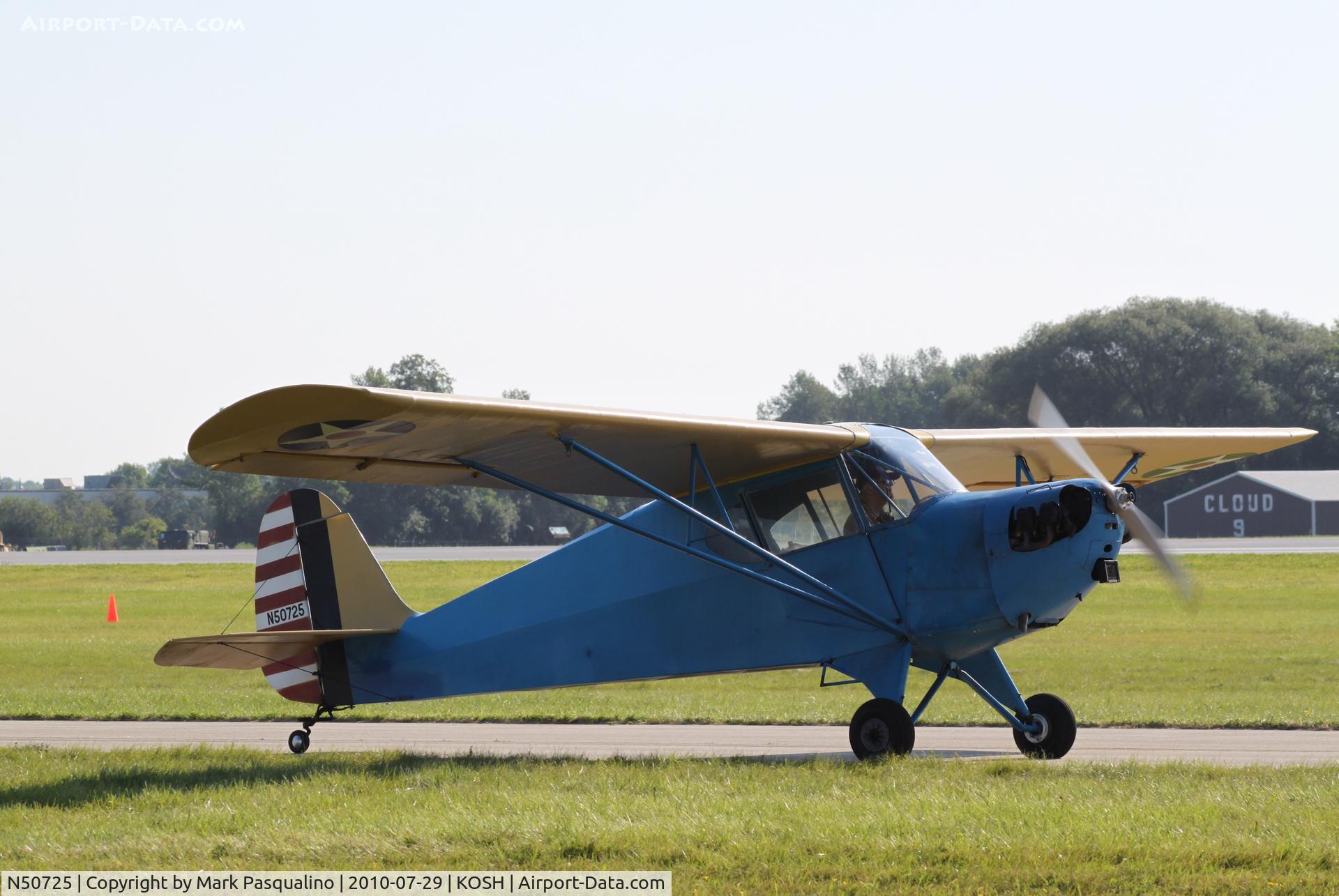 N50725, 1944 Aeronca 0-58B Grasshopper C/N 058B-3612, Aeronca O-58B