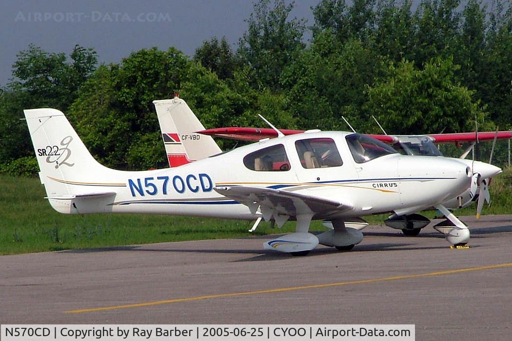 N570CD, 2005 Cirrus SR22 G2 C/N 1340, Cirrus Design SR-22 G2 [1340] Oshawa~C 25/06/2005