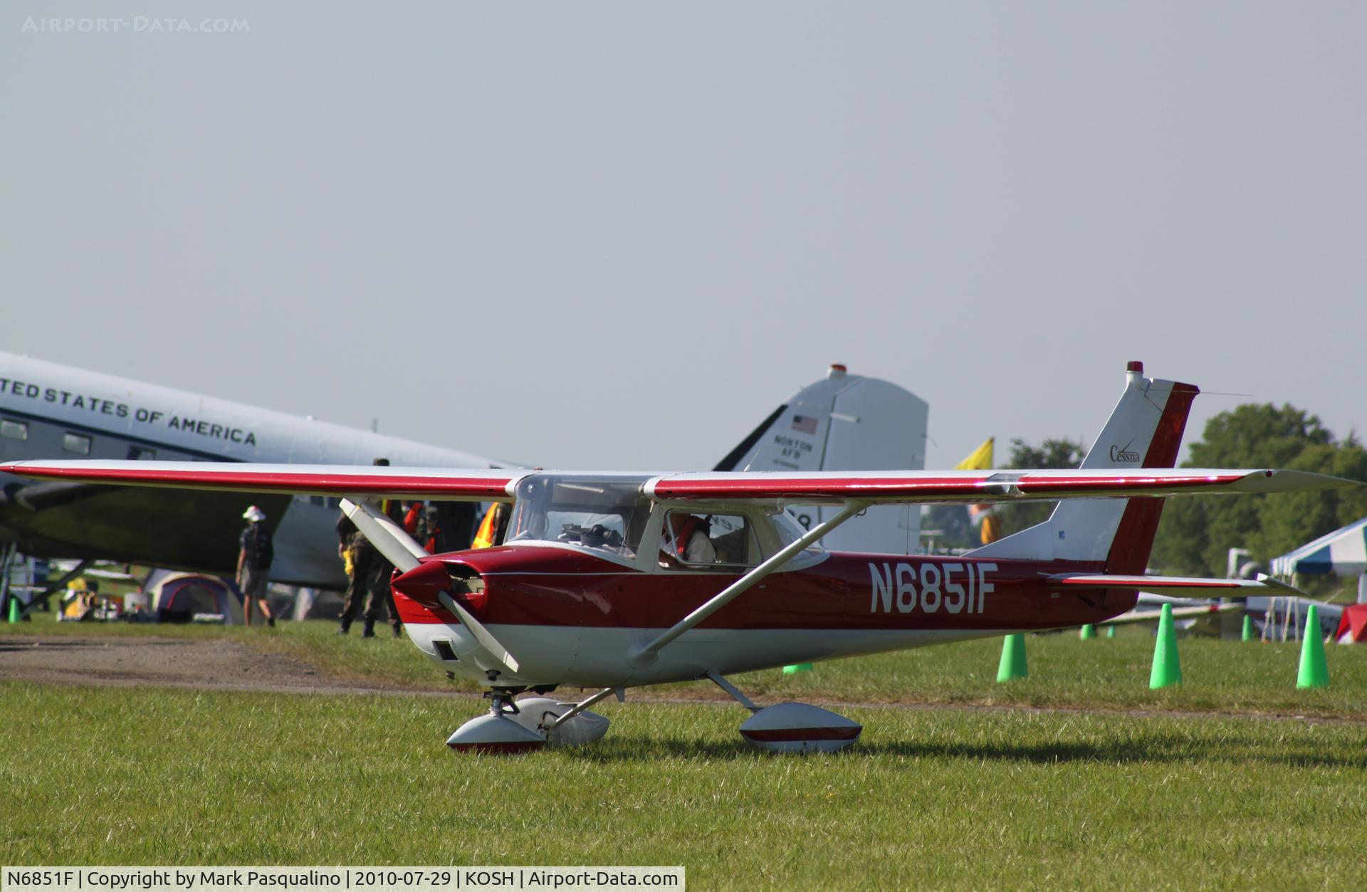 N6851F, 1966 Cessna 150F C/N 15063451, Cessna 150F